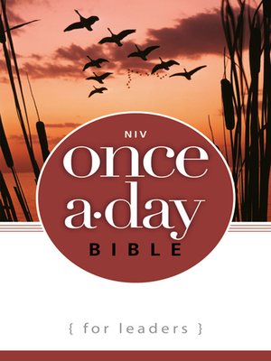 cover image of NIV Once-A-Day Bible for Leaders